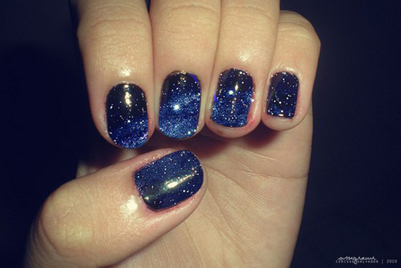 Galactic nail art