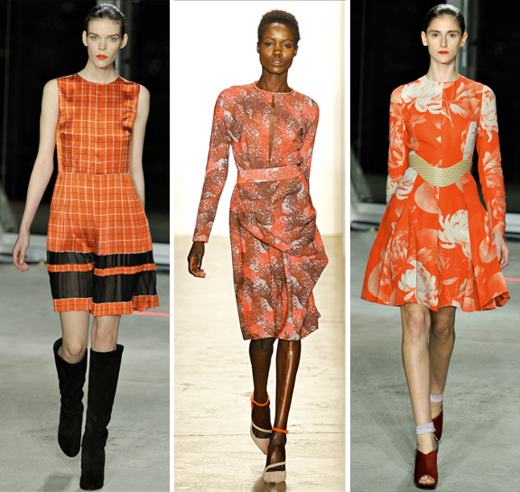 Fall 2012 Trends via Aaryn West: tangerine tango prints