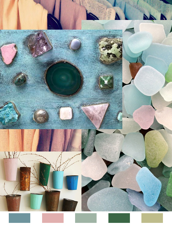 Mermaids and Minerals: Monday Color Mood via Aaryn West