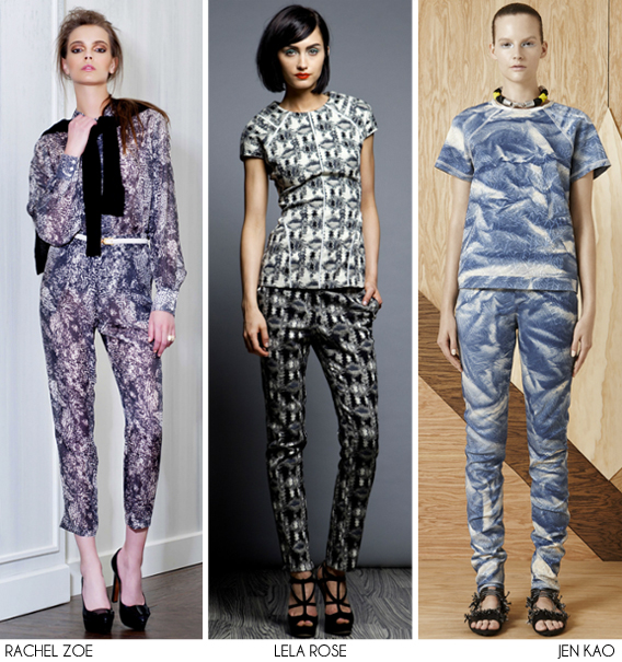 Resort 2012: Suit Up - Print Trends via Aaryn West